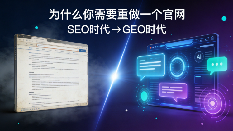 为什么你需要重做一个官网